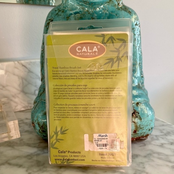 Cala Naturale Travel Bamboo 5 Piece Brush Set New - Picture 6 of 8